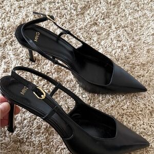 Mango Black Women's Heels